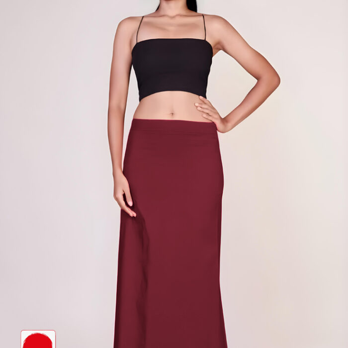 Red Dot Brand Women’s 7-Part Maroon Inskirt