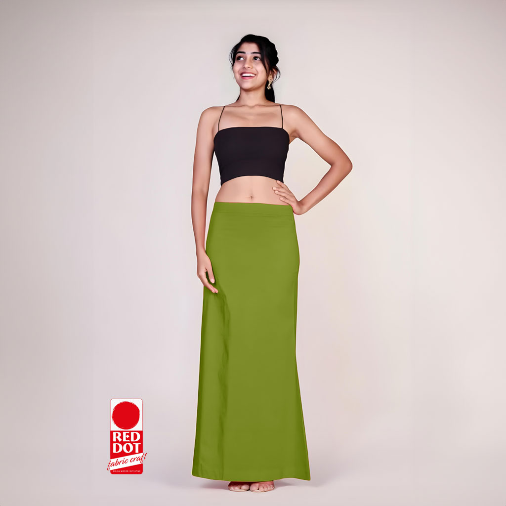 Red Dot Brand Women’s 8-Part Army Green Inskirt