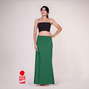Red Dot Brand Women’s 7-Part Bottle Green Inskirt