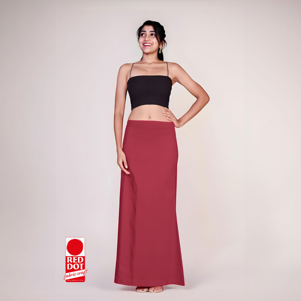 Red Dot Brand Women’s 8-Part Brick Rose Inskirt