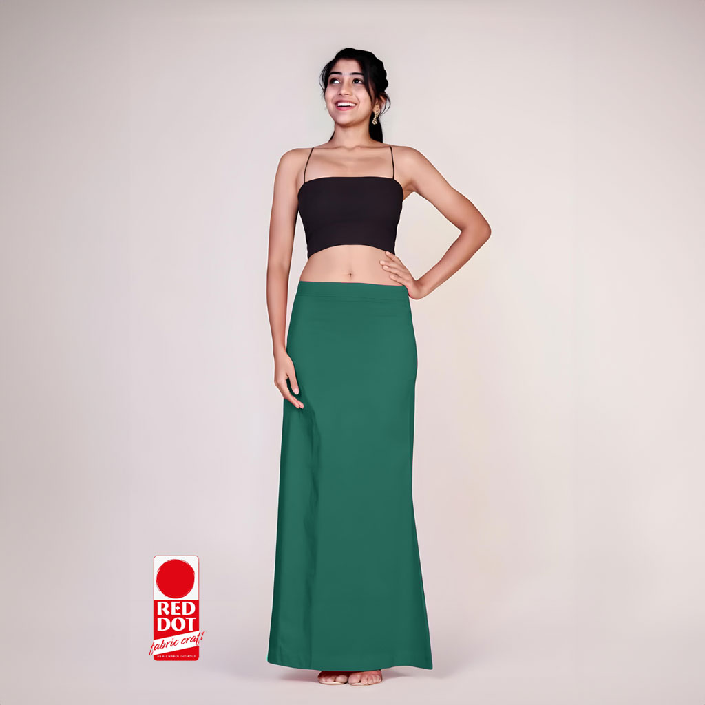 Red Dot Brand Women’s 8-Part Teal Forest Inskirt