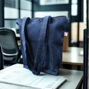 L Bottom Zipped Shopping bag