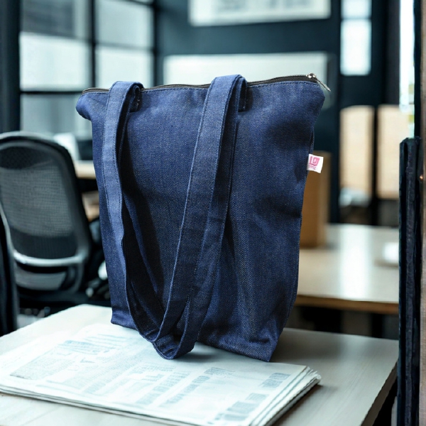 L Bottom Zipped Shopping bag